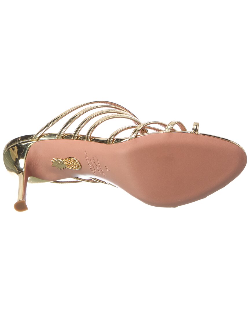 Aquazzura | Womens | Leather Sandal | Metallic