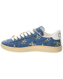 Valentino | Womens | Roycoo Trainer Denim Sneaker | Blue