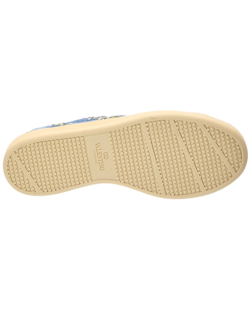 Valentino | Womens | Roycoo Trainer Denim Sneaker | Blue
