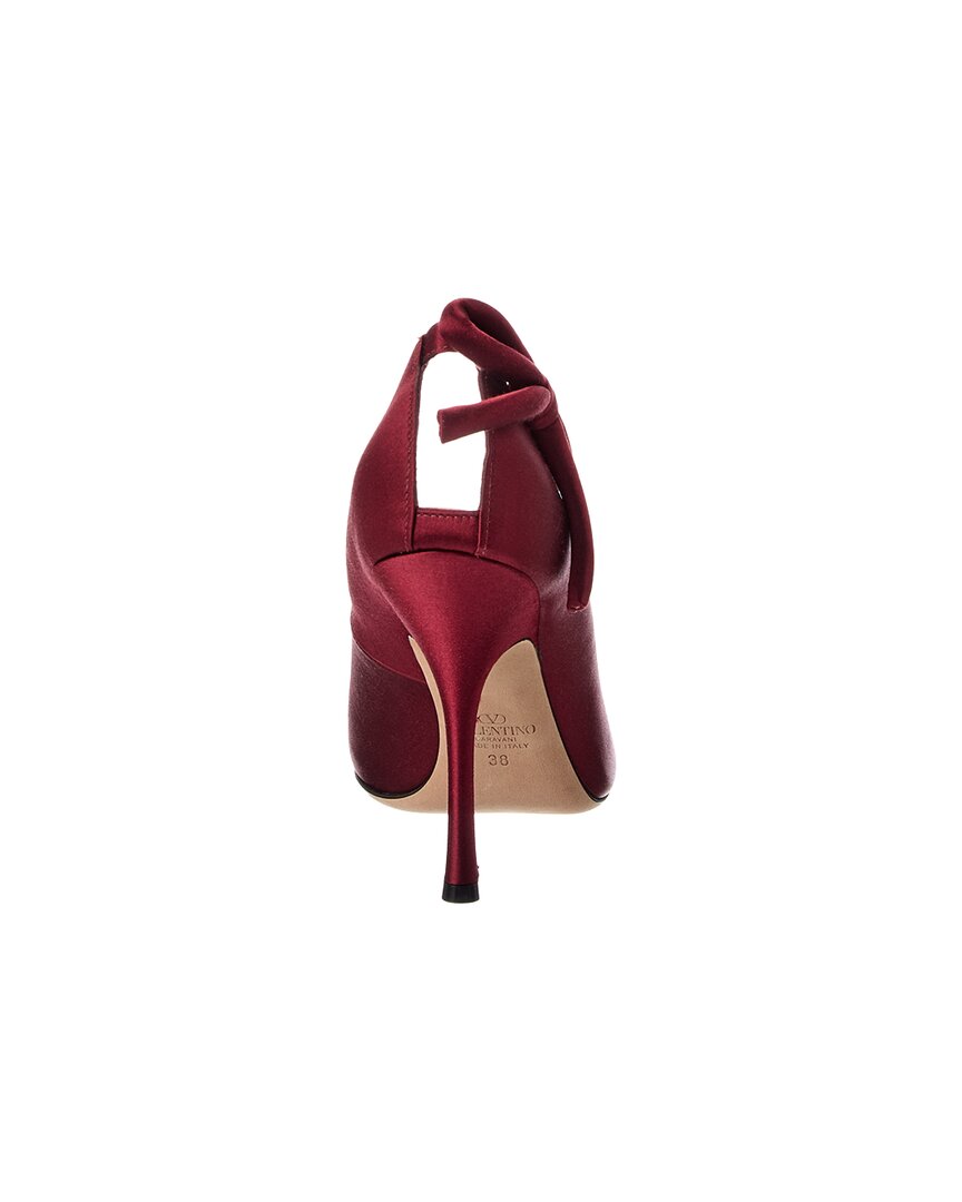 Valentino | Womens | Nite Out 110 Satin Pump | Brown