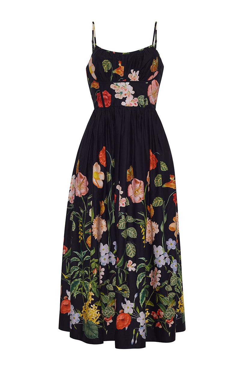 Alba Midi Dress | Nectar Black
