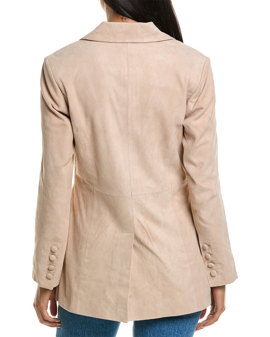 Walter Baker | Womens | Mia Leather Blazer | Brown
