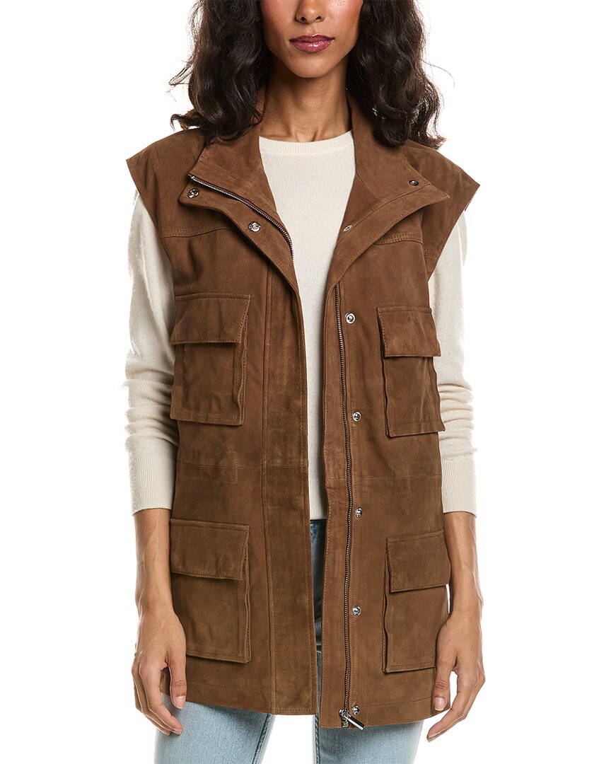 Walter Baker | Womens | Renata Suede Vest | Red