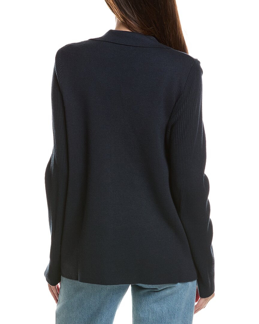 Splendid | Womens | Sweater Mix Jacket | Navy