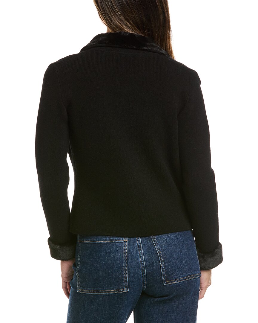 Alashan Cashmere | Womens | Evy Wool Cardigan | Black
