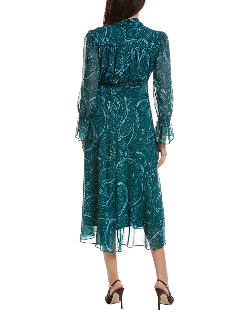 Tahari ASL | Womens | Printed Midi Dress | Blue