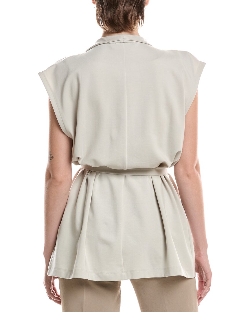 EILEEN FISHER | Womens | Flex Ponte Vest | White