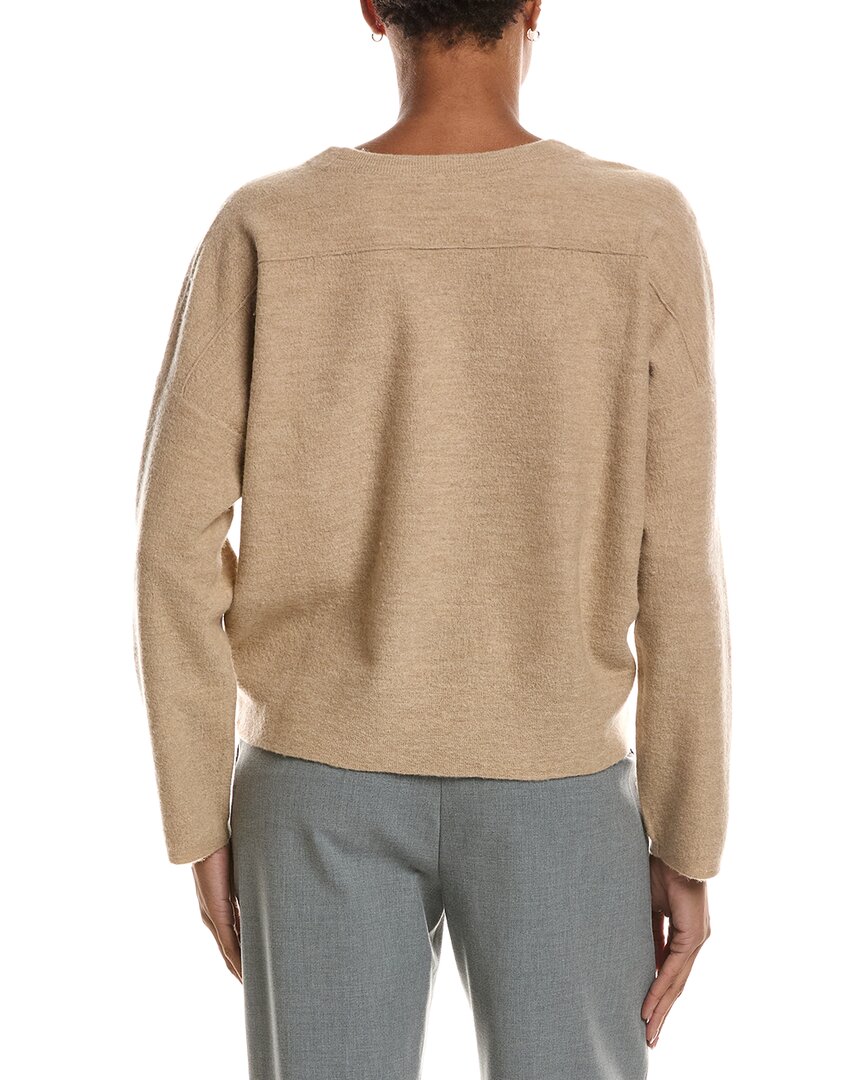 EILEEN FISHER | Womens | Knit Wool Sweater | Brown