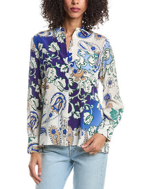 Marella | Womens | Lava Silk Shirt | Green