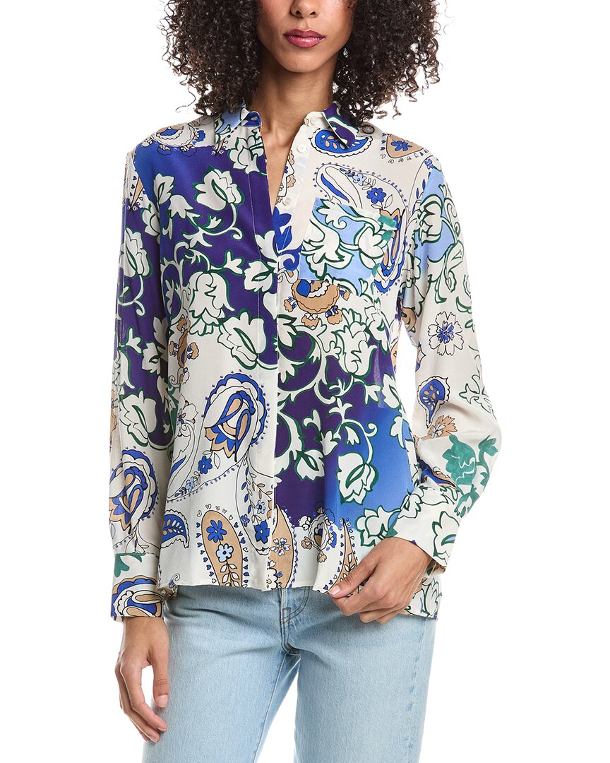 Marella | Womens | Lava Silk Shirt | Green