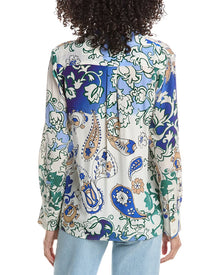 Marella | Womens | Lava Silk Shirt | Green