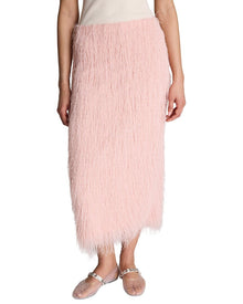 Kenneth Cole | Womens | Pull-On Center Back Slit Midi Skirt | Pink