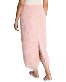 Kenneth Cole | Womens | Pull-On Center Back Slit Midi Skirt | Pink