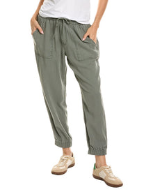 Splendid | Womens | Lakeside Linen-Blend Jogger | Green