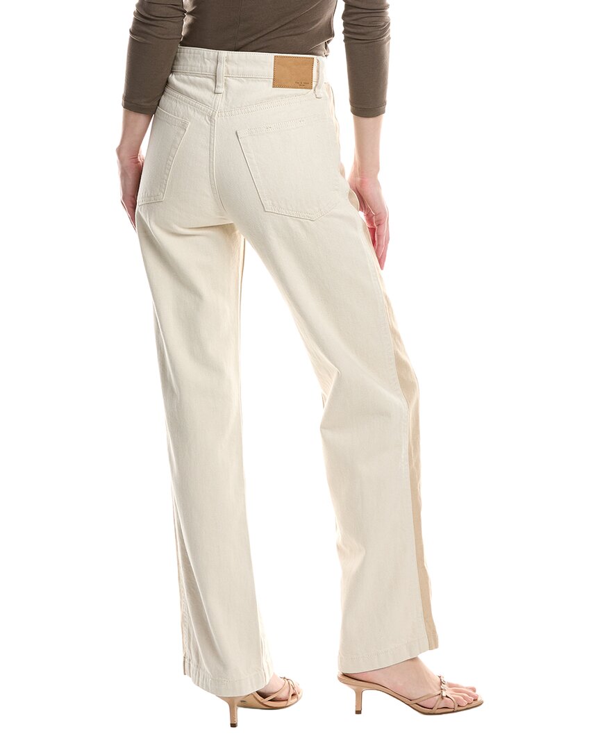 rag & bone | Womens | Logan Spliced Wide Leg Jean | Gray