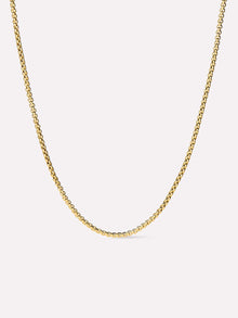 14K Gold Plated Lobster Clasp Classic Soft Box Chain Necklaces For Women Ana Luisa Vero