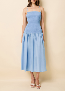 Womens | Vida Dress Poplin | Open Water