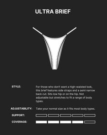 Ultra Brief Bikini Bottom | Skinny Dip Brown