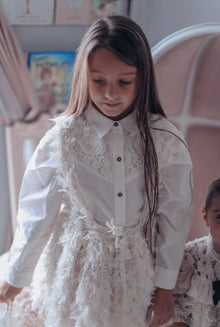 Girl | Ivanna Blouse and Skirt Set | Ivory