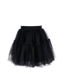 Girls | Silk-Touch Tulle Skirt | Black