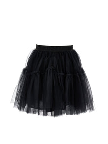 Girls | Silk-Touch Tulle Skirt | Black