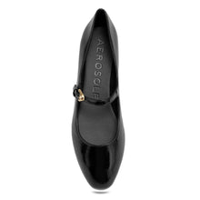 Annette Casual Flat | Black Faux Crinkle Patent