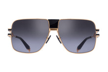 Mens | 1914 Sunglass | Gold - Matte Black - Black | Dark Grey Gradient