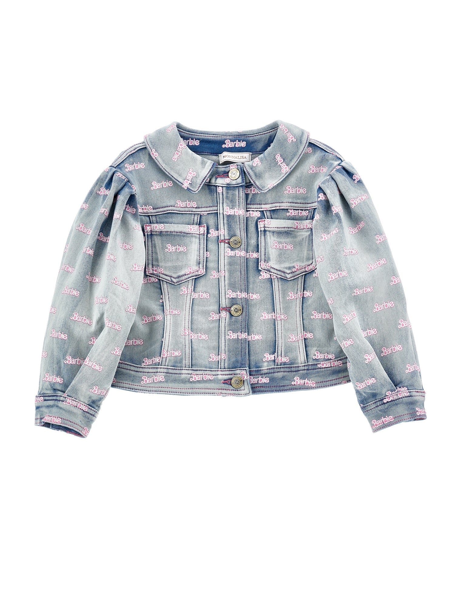 Girls | Barbie Denim Jacket | Stone Bleach