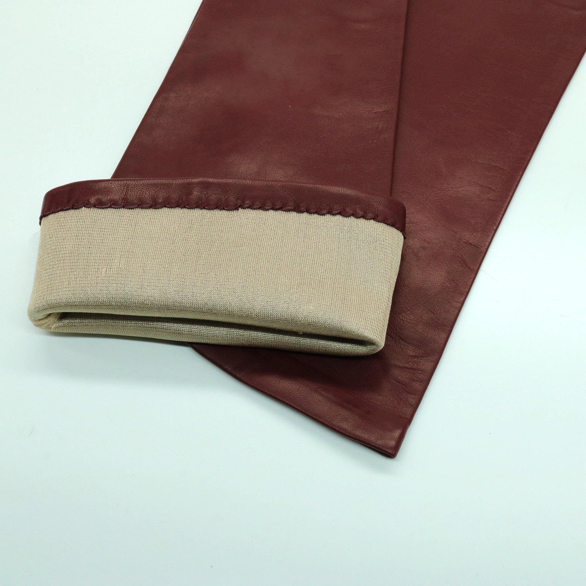 Womens | Made In Italy Long Leather Gloves | Pompei