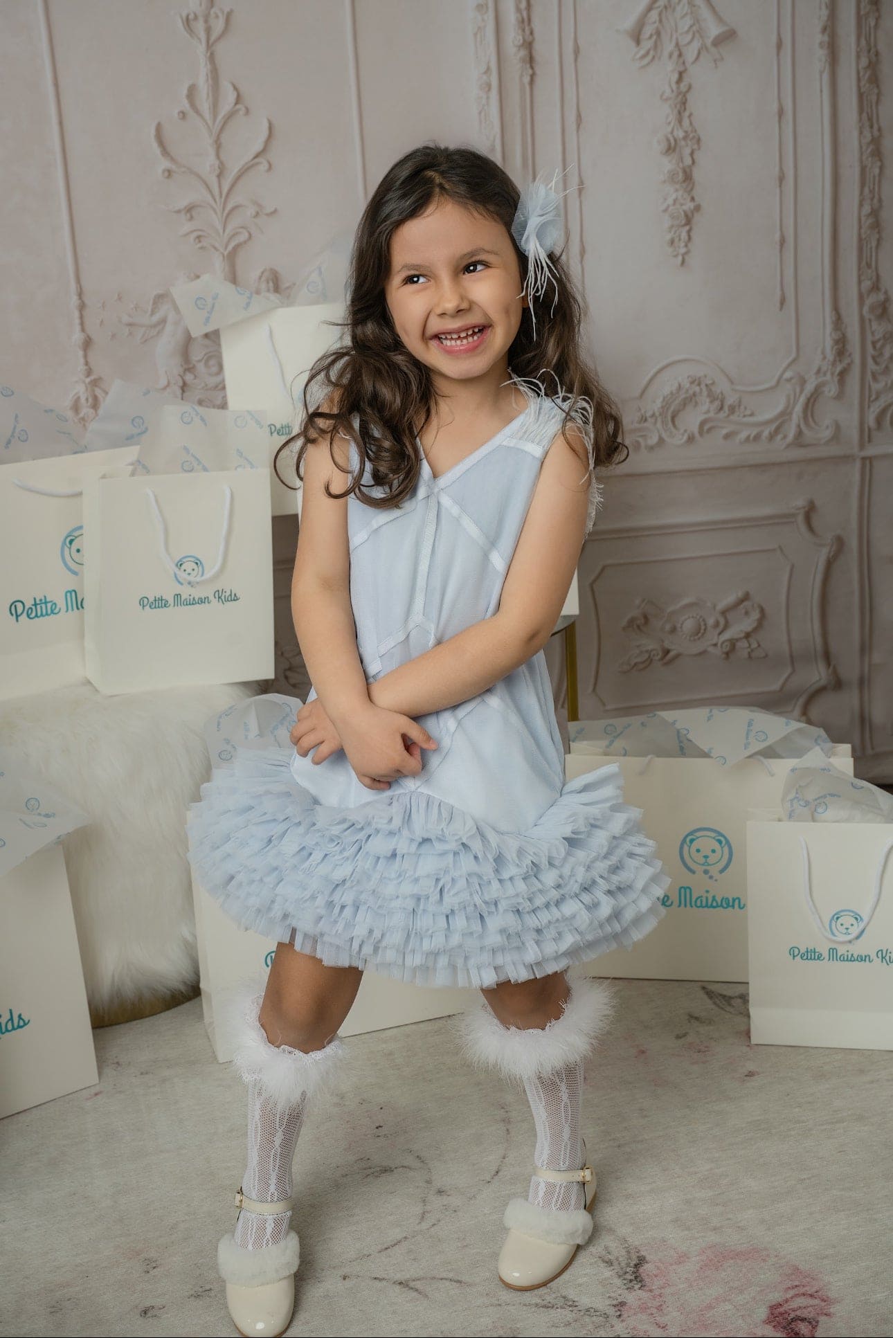 Girl | Skylar Tulle Tutu Dress | Blue
