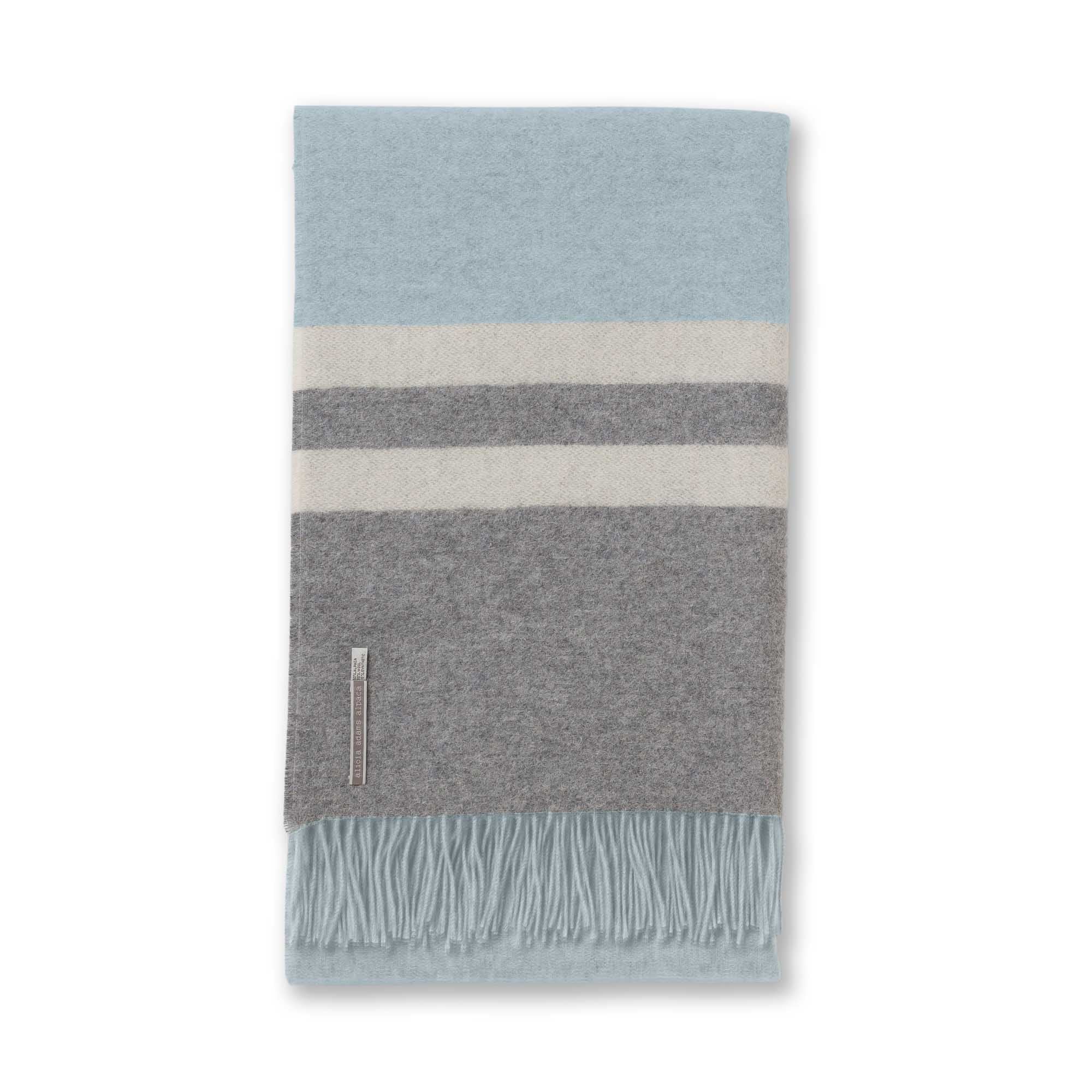 Canyon Throw | Light Blue/Light Grey/Ivory