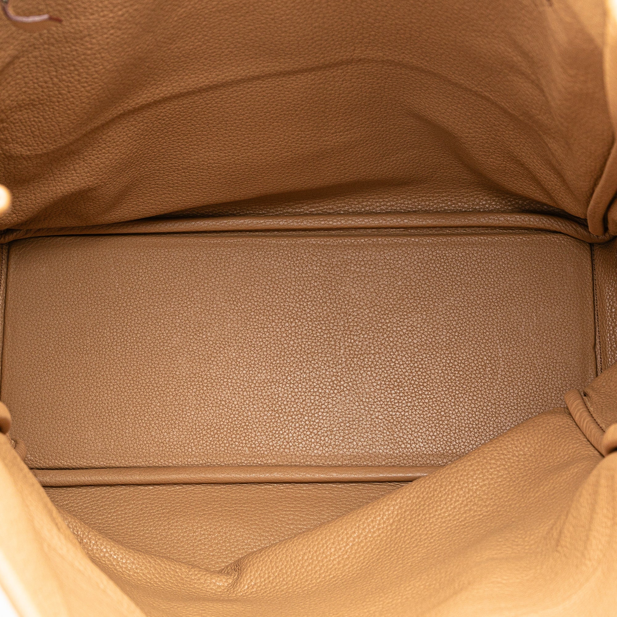 Hermes | Pre-Owned Clemence Victoria II Cabas 35 | Brown/Caramel