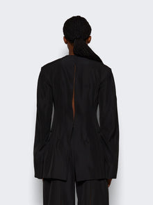 Women | alexanderwang | Collarless Jacket With Slits | Black