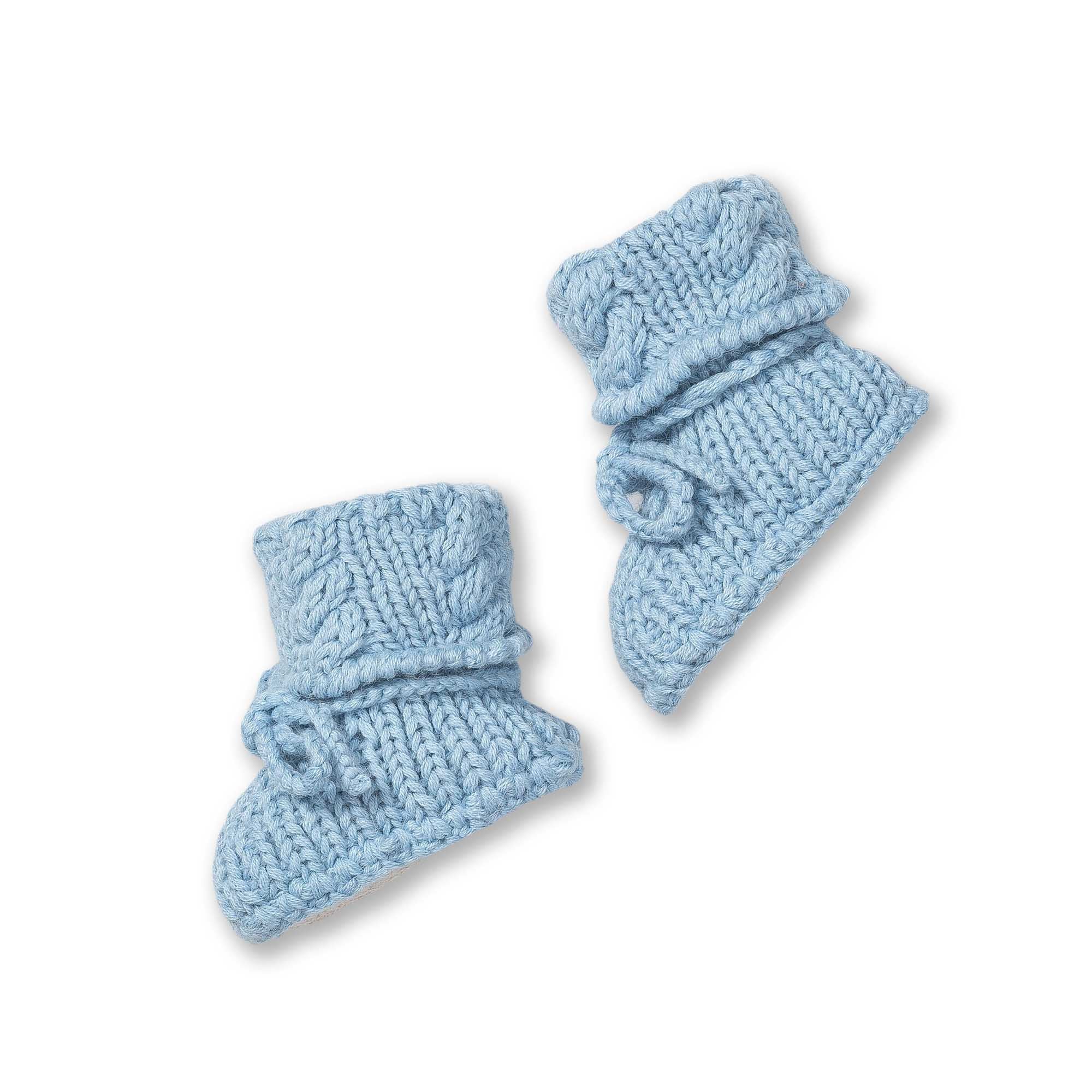 Baby Booties | Light Blue
