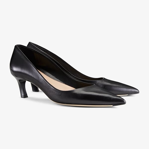 still image of the lillian pump in black