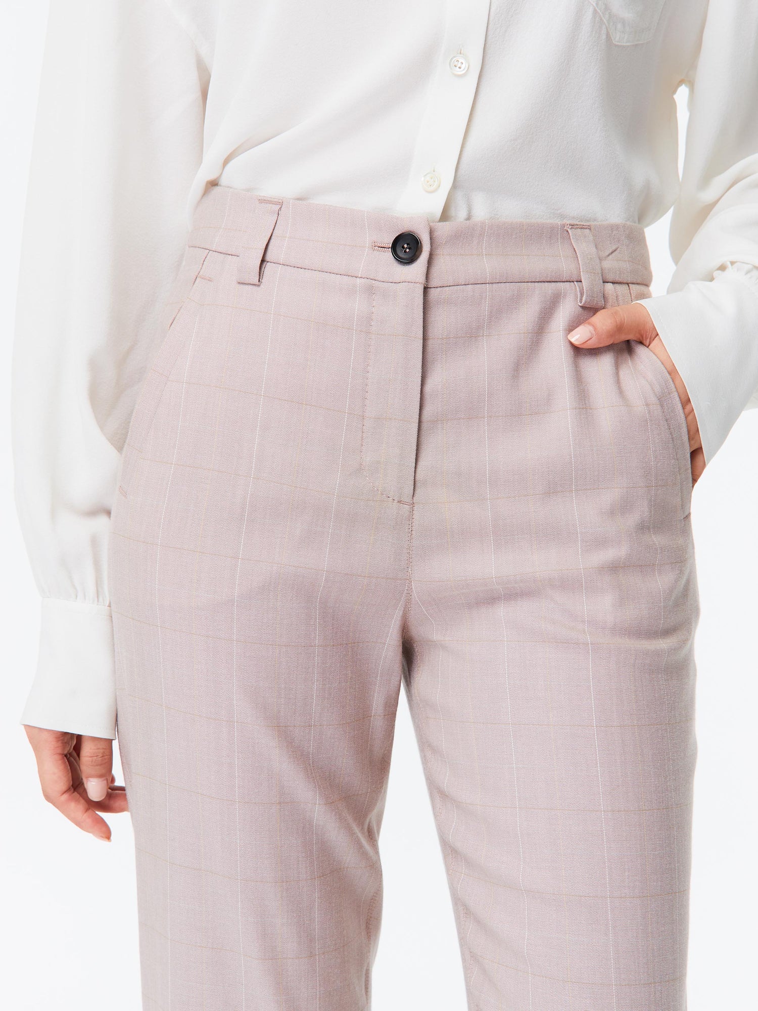 Straight Leg Pants | Pink