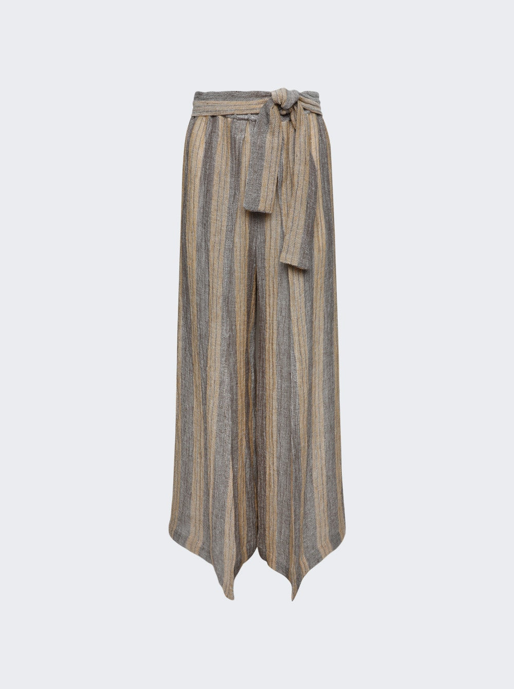 Women | Lisa Marie Fernandez | Farrah Wrap Pant | Siena Natural Striped Chios Gauze