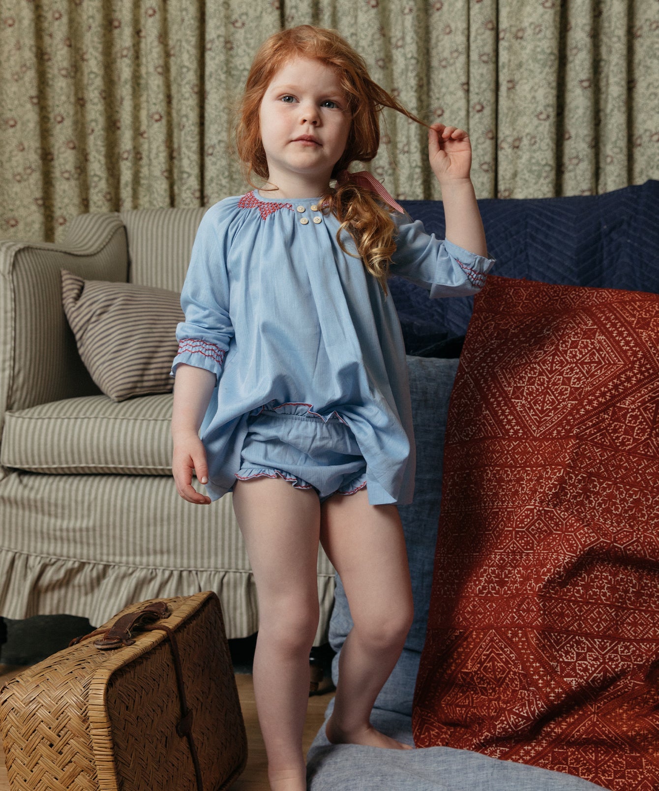 Girls | Willa Baby Dress | Blue