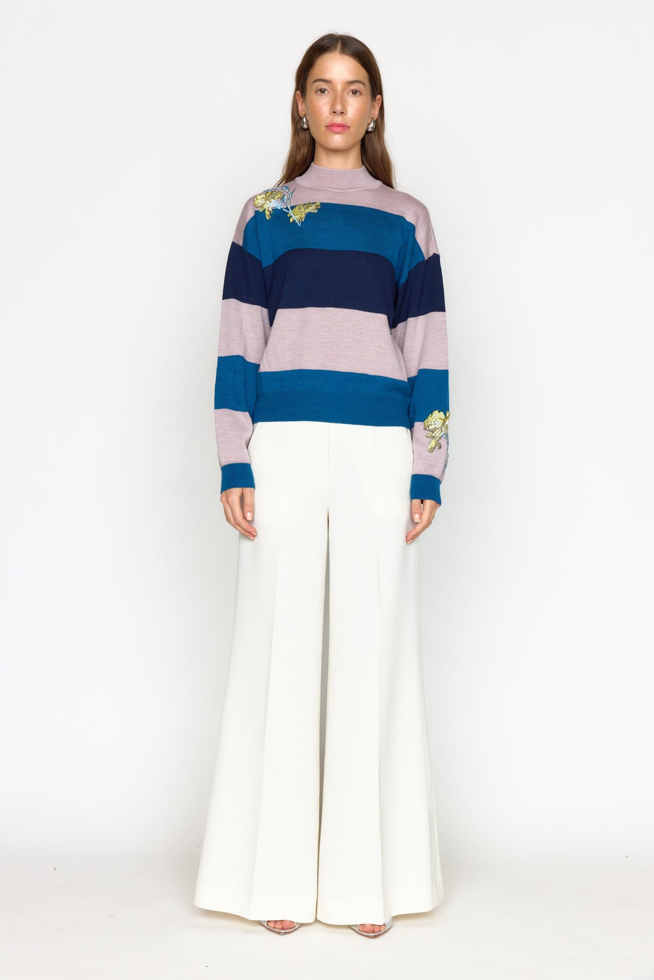 Bianca Sweater | Blue Stripe