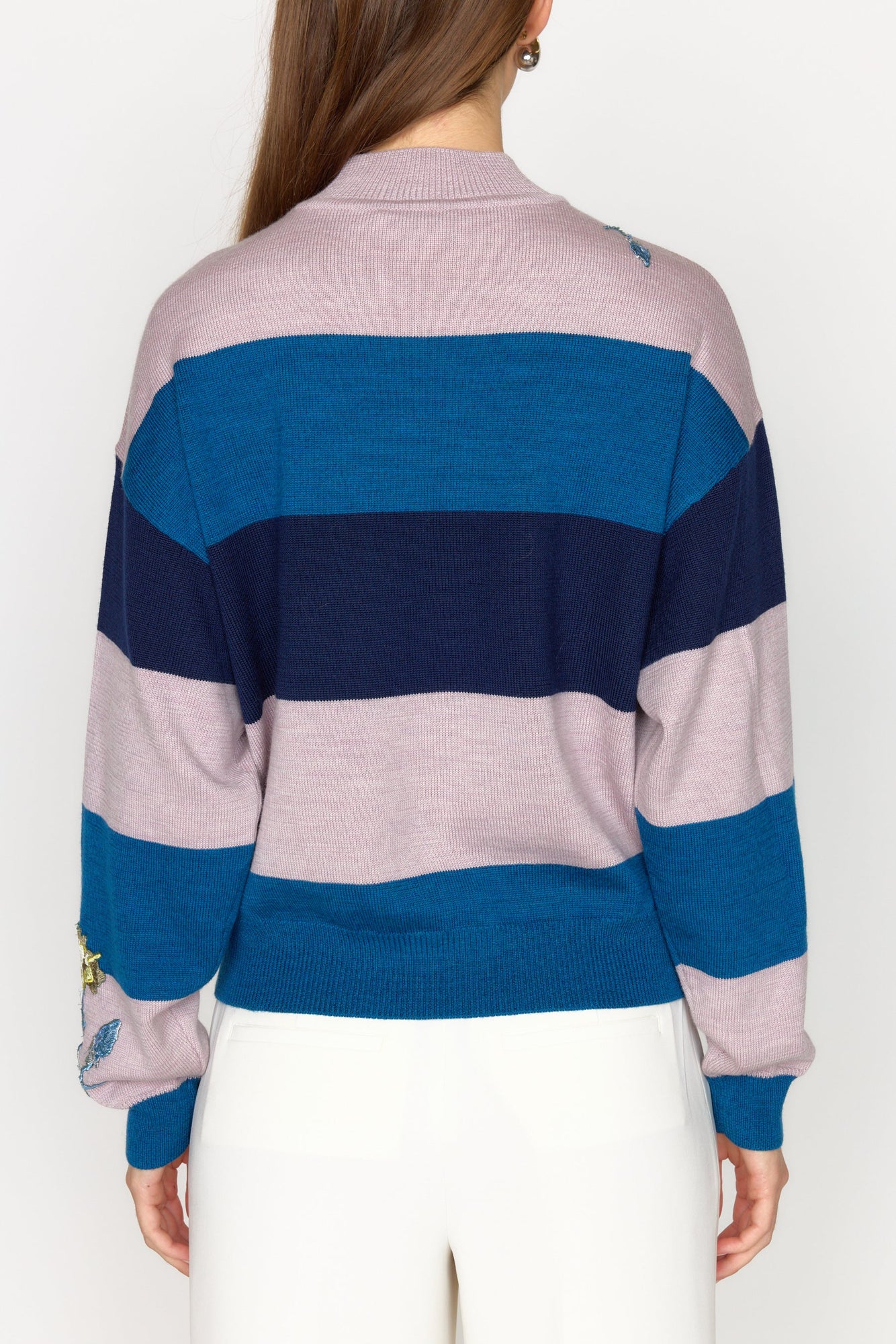 Bianca Sweater | Blue Stripe