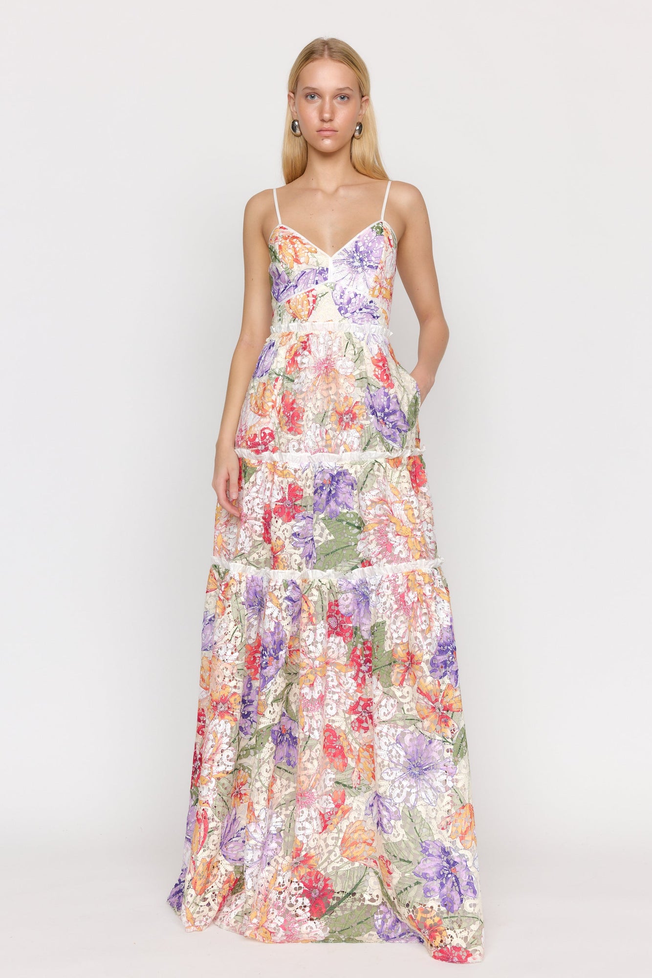 Demi Dress | White Bouquet