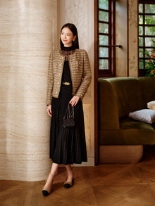 Fitted Wool Coat | Golden