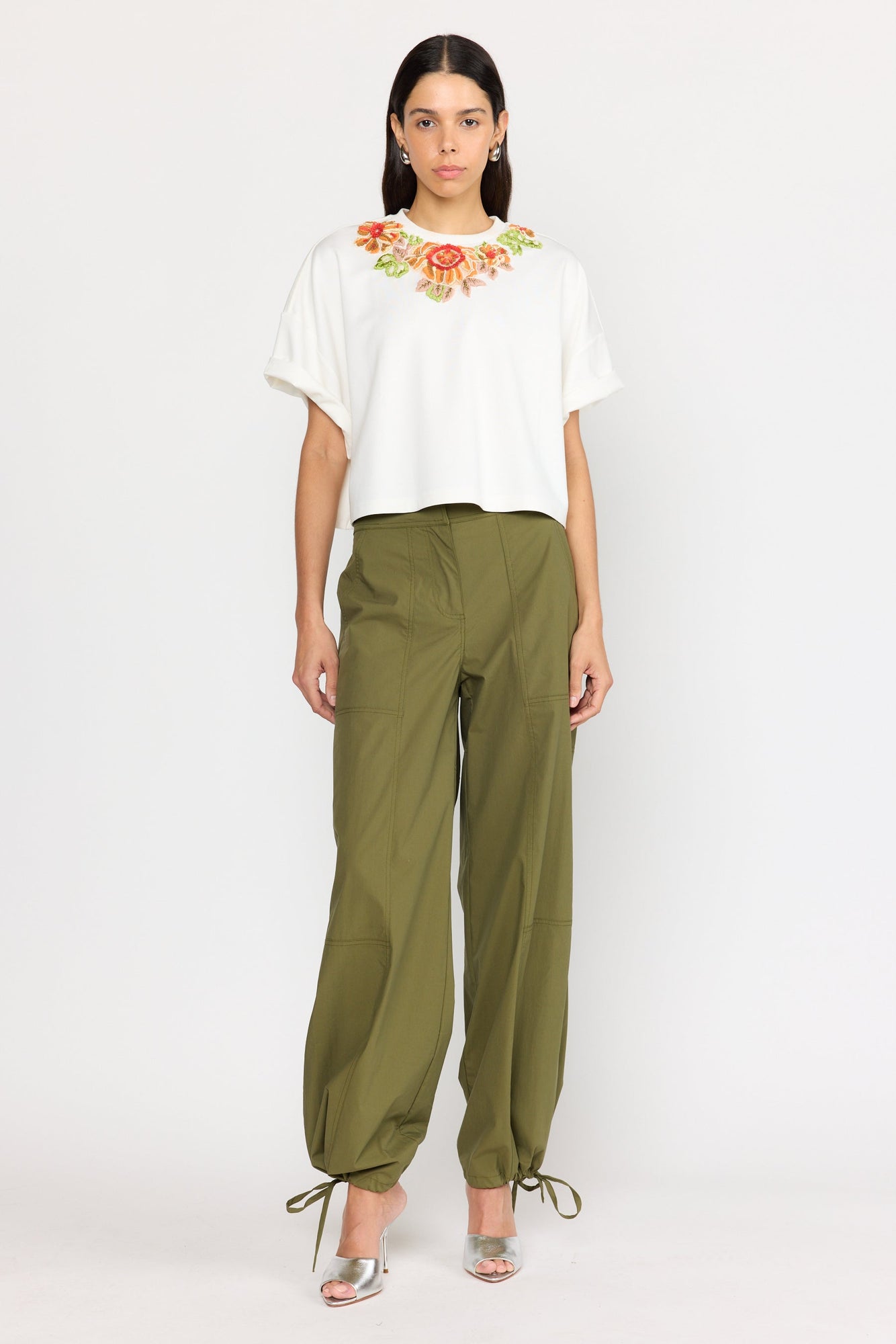 Jace Top | White Embroidery