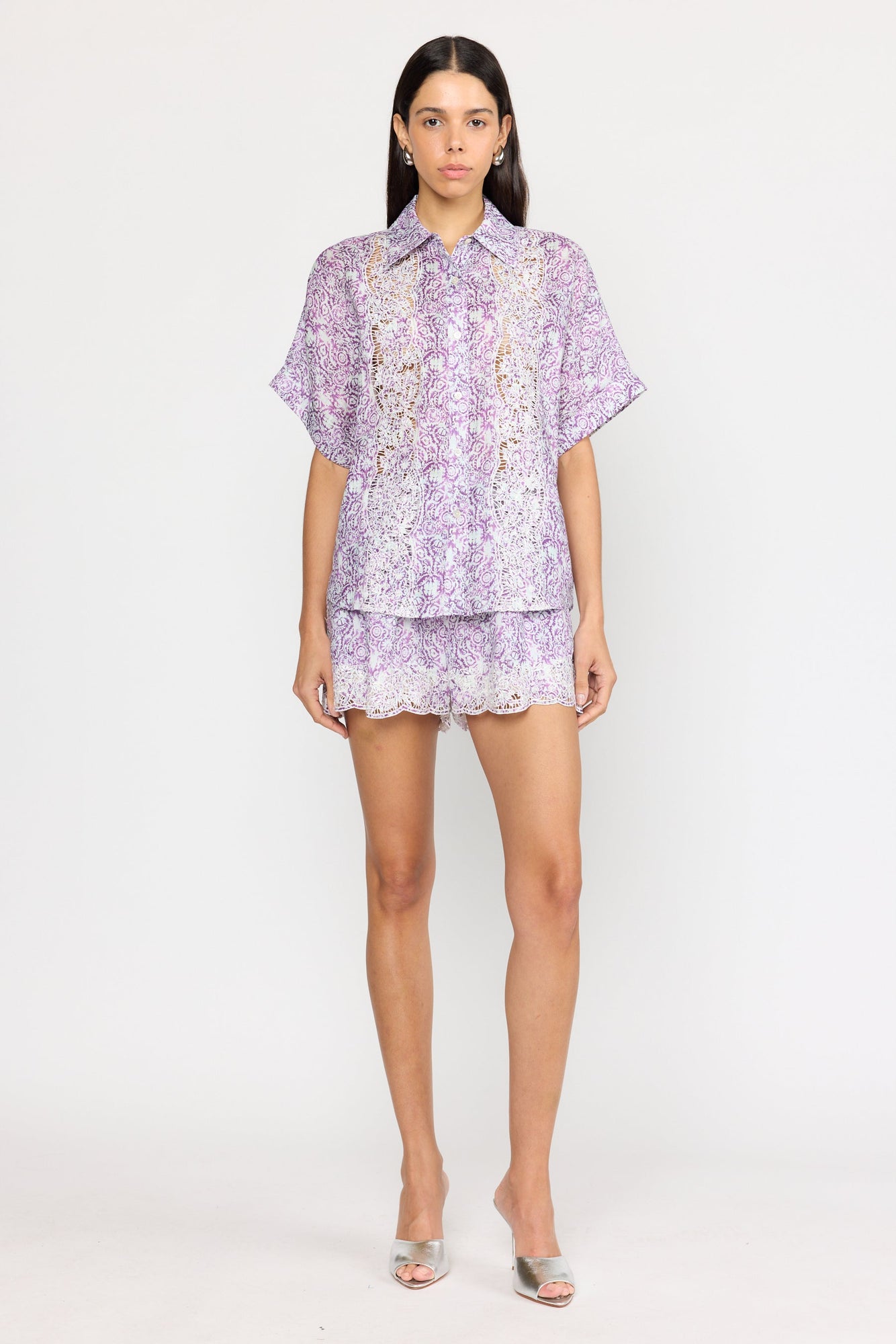 Lilian top | Amethyst Scroll