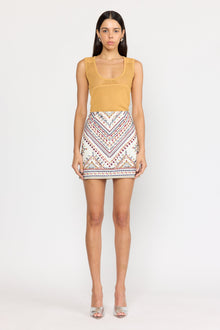 Kairi Skirt | Ecru Mosaic