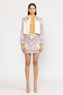 Kairi Skirt | Ecru Mosaic