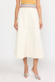 Solange Skirt | Ecru Mosaic