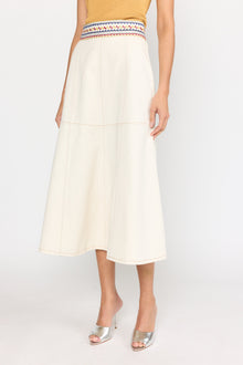 Solange Skirt | Ecru Mosaic