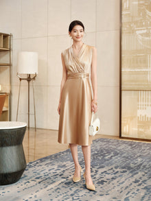 Gilded Glamour Gown | Khaki