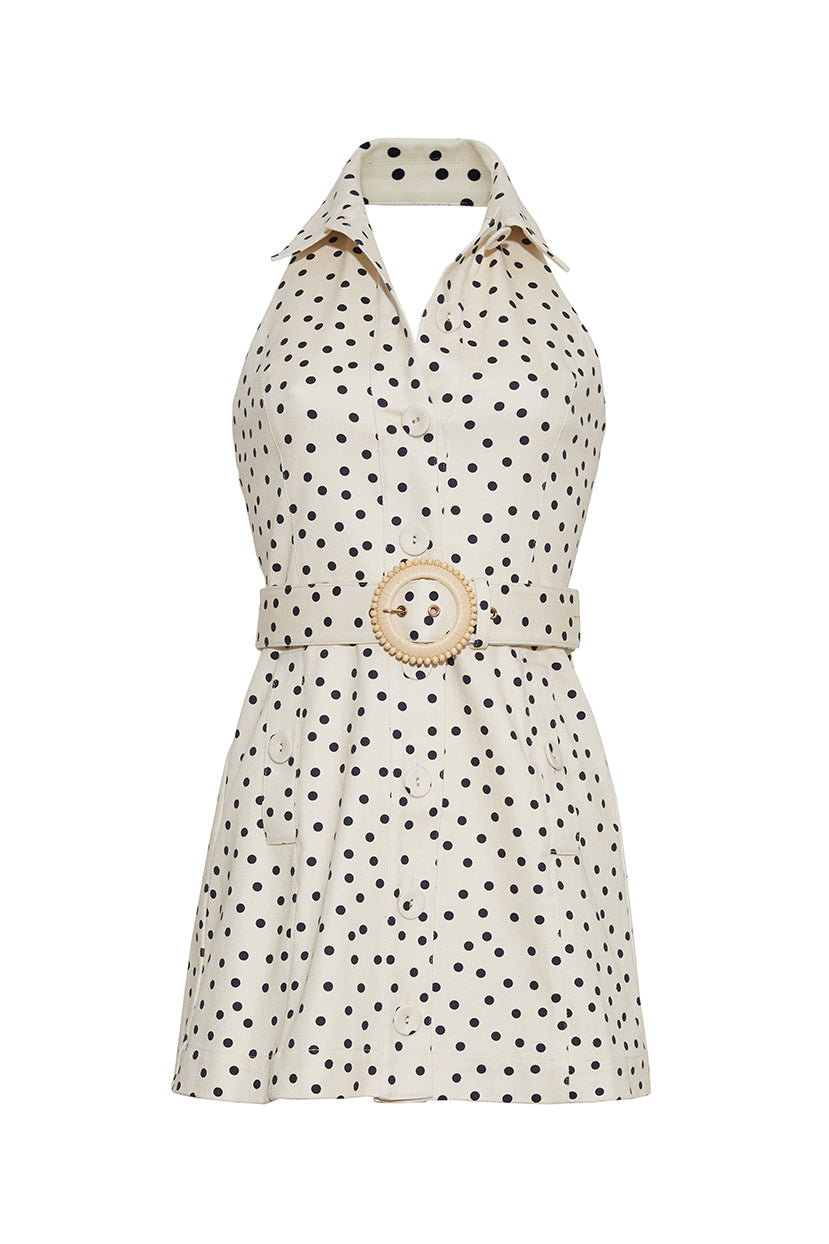 Parker Mini Dress | Burst Egret